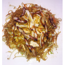 Vermicelles sautées au porc fumé