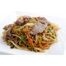 Nouilles sautées au boeuf