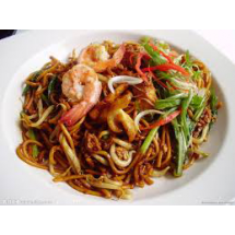 Nouilles sautées aux crevettes